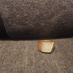 Hespera Gold Miley Druzy Ring